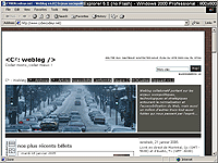 Capture d'écran sous Browsercam - résolution 800x600 - Internet Explorer 5.0 Windows 2000
