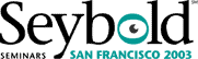 Logo de Seybold San Francisco 2003